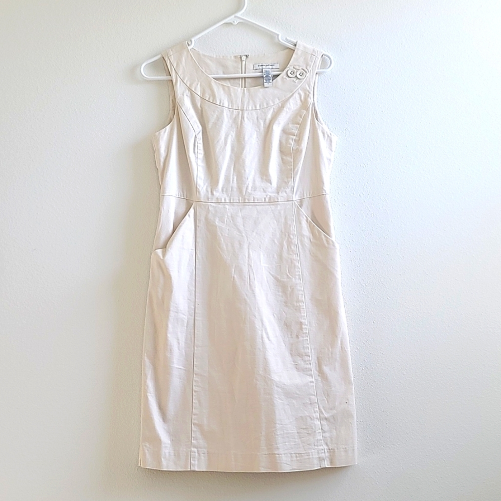 5/28 BANANA REPUBLIC KHAKI DRESS